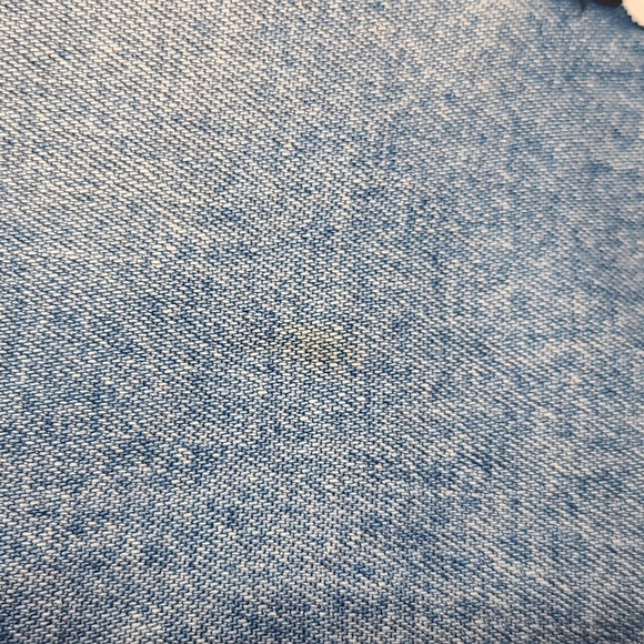 Shaver lake XL Blue  black white checkered sleeve lace pockets collared jacket - Picture 5 of 8